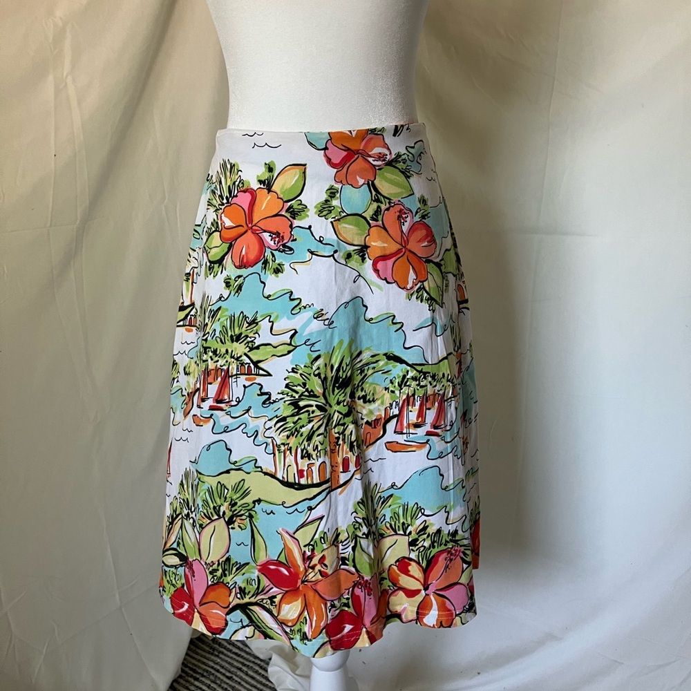 Vintage Chadwick's Floral Print/Hawaiian style Print